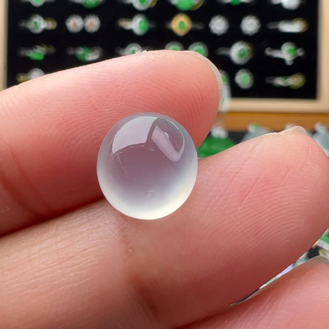 翡翠未镶嵌颈饰蛋9.6