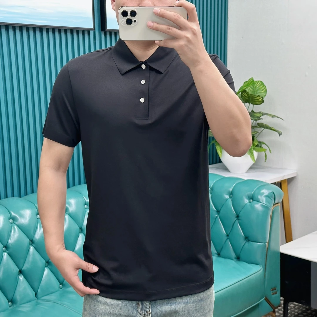 【春夏新款】高端纯色休闲男士POLO衫 0060（E5-4）