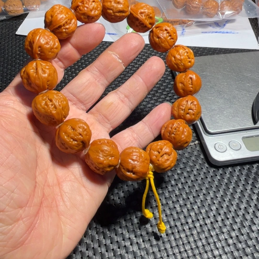 手串文玩核桃三角金蟾20