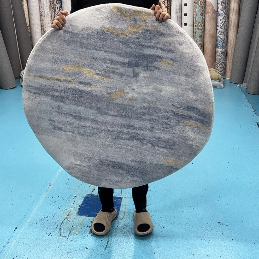 混纺加厚棉布底仿羊绒直径一米圆全新特价福利