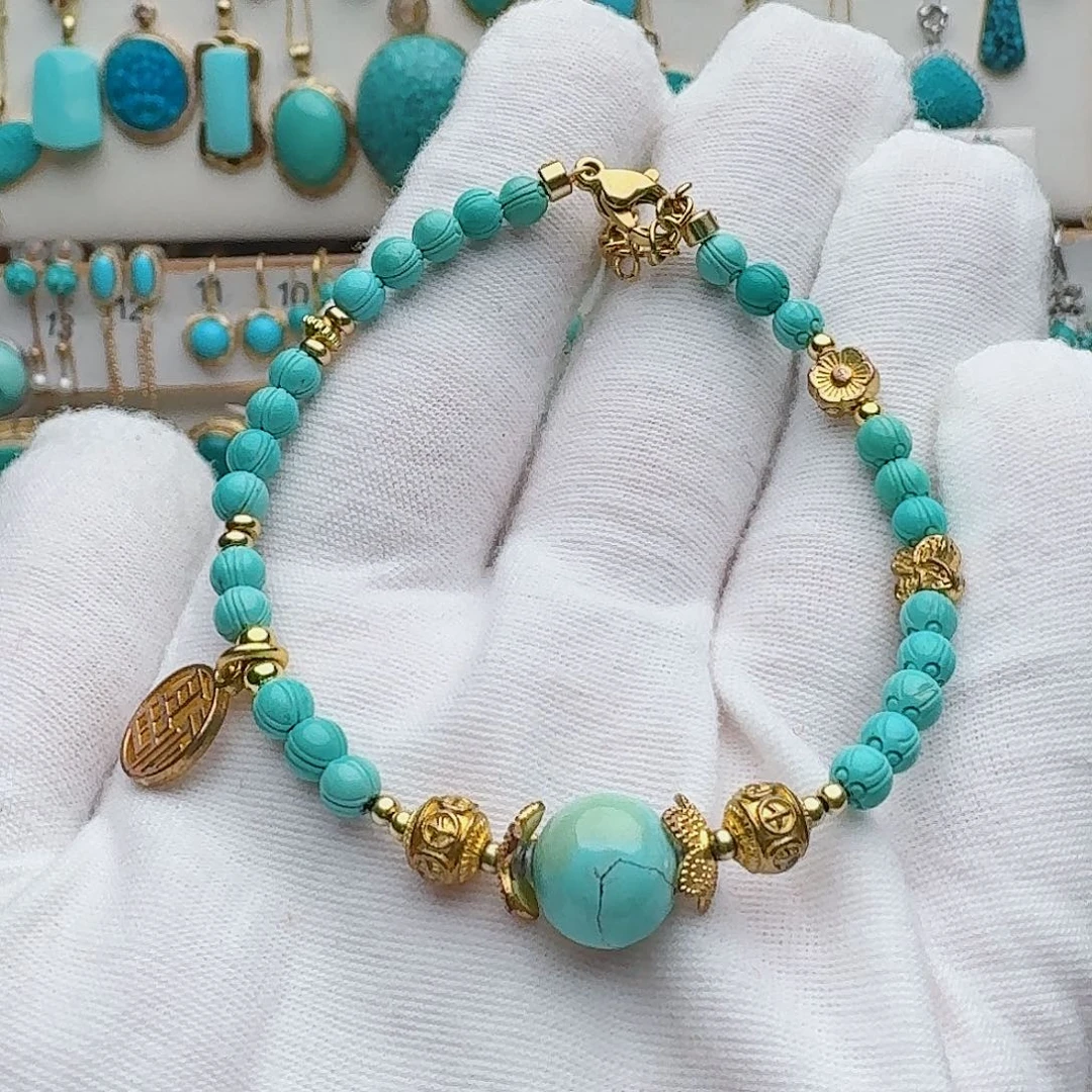 绿松石未镶嵌配饰