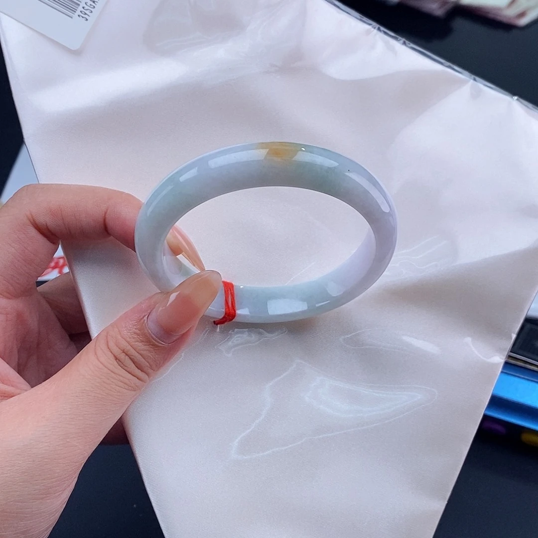 翡翠手镯未镶嵌百元手镯默认瑕疵