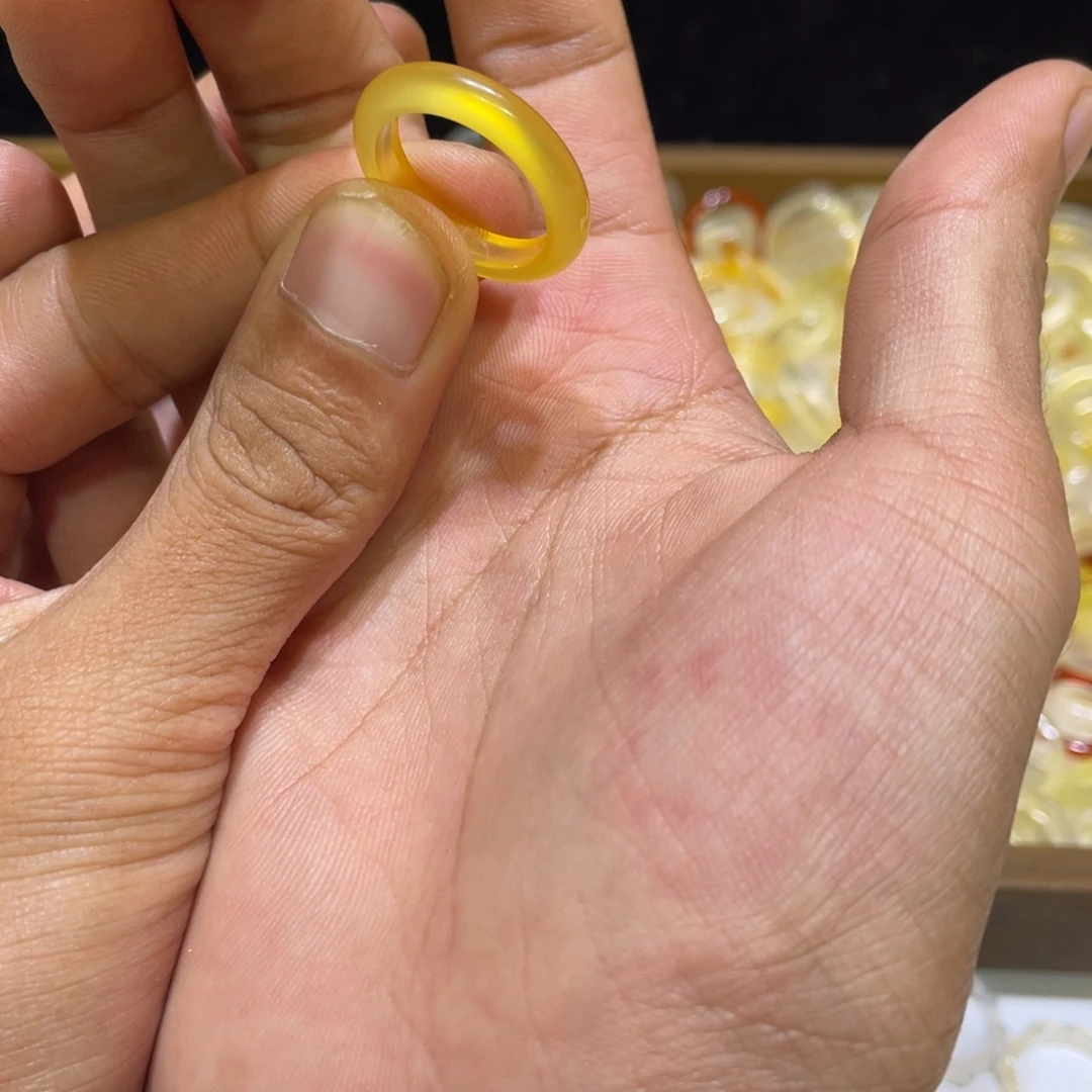 玛瑙/玉髓未镶嵌戒指301号港16.5