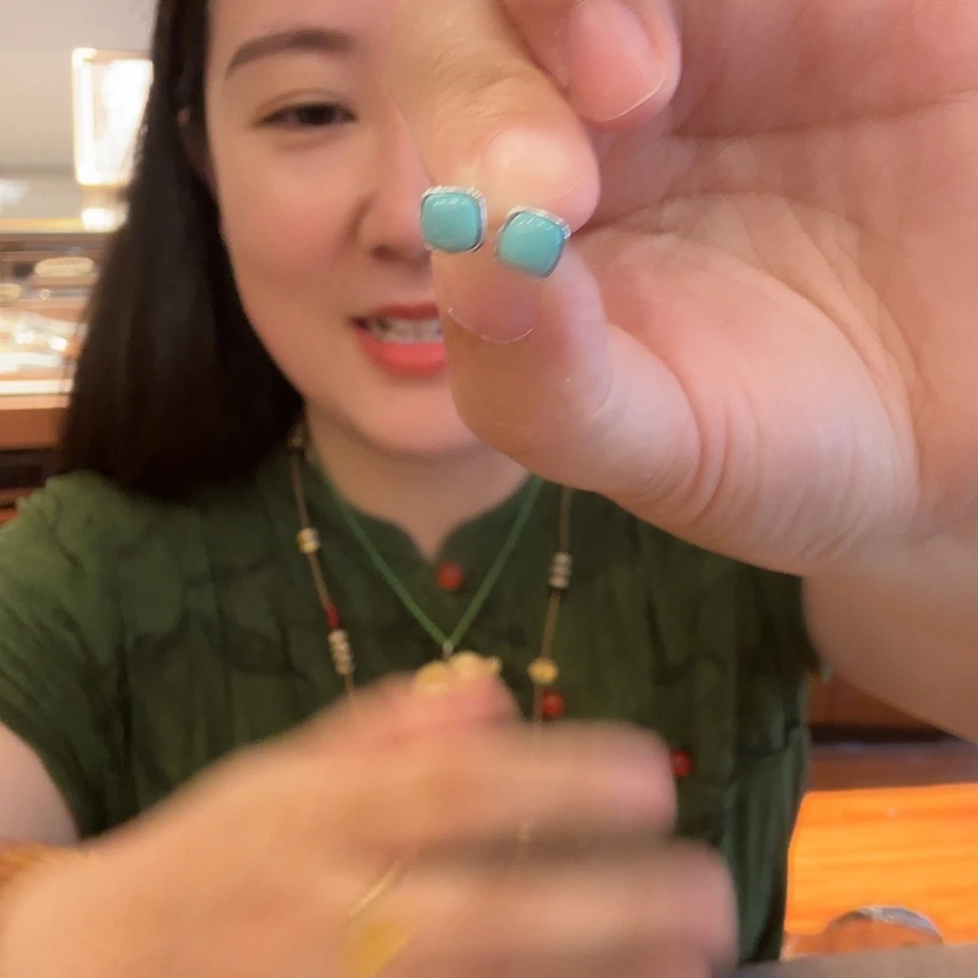 猴头核桃吊坠耳钉
