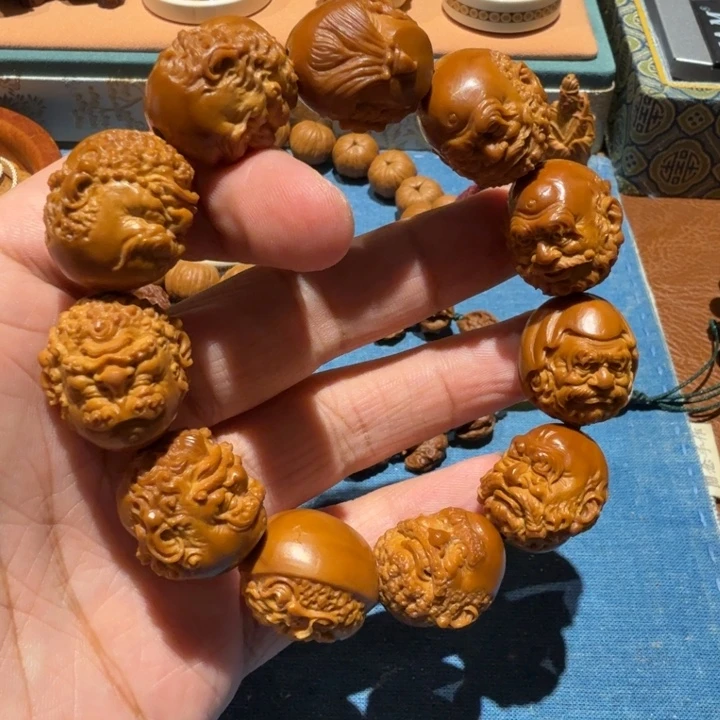 年***手串/手链橄榄核核雕单籽