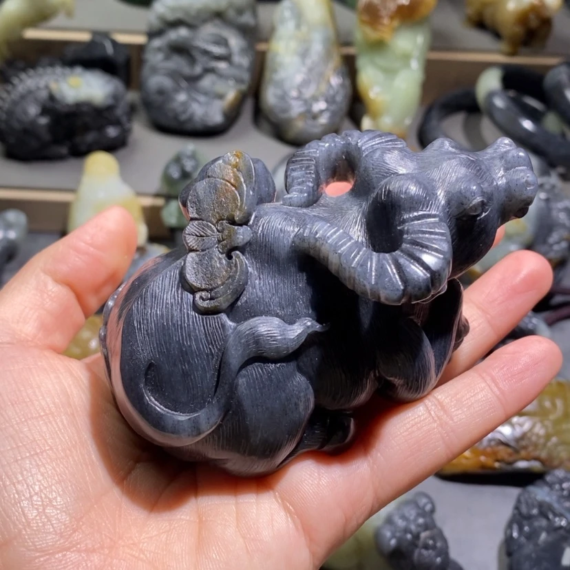 【闪购商品】和田玉把件未镶嵌城****桃