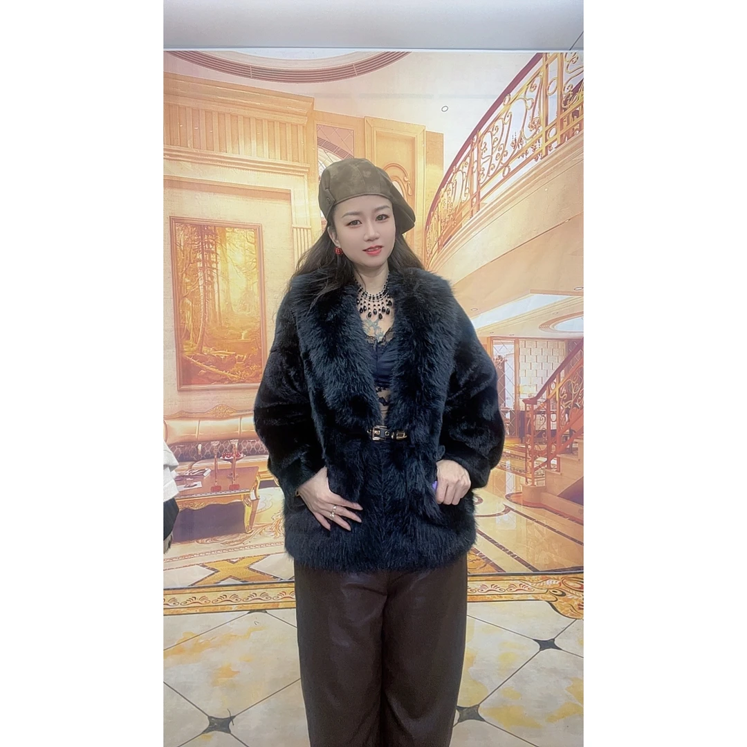 2822外套女秋冬轻奢高端女装冬季爆款复古网红大毛领短款洋气