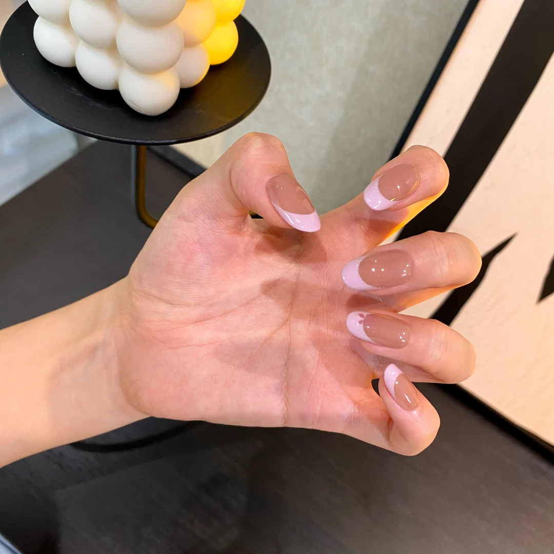 [紫蝶]  一尔 紫色蝴蝶 法式  春夏  简约高级 纯手工穿戴甲