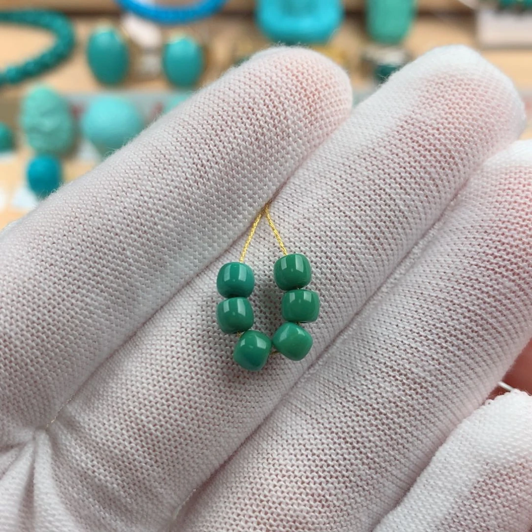 绿松石未镶嵌配饰4mm