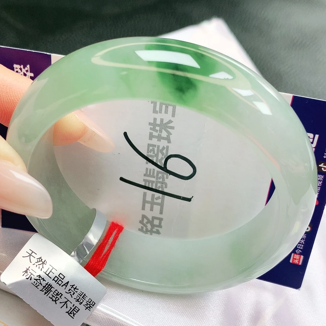 翡翠未镶嵌手镯缅甸天然a货翡翠手镯