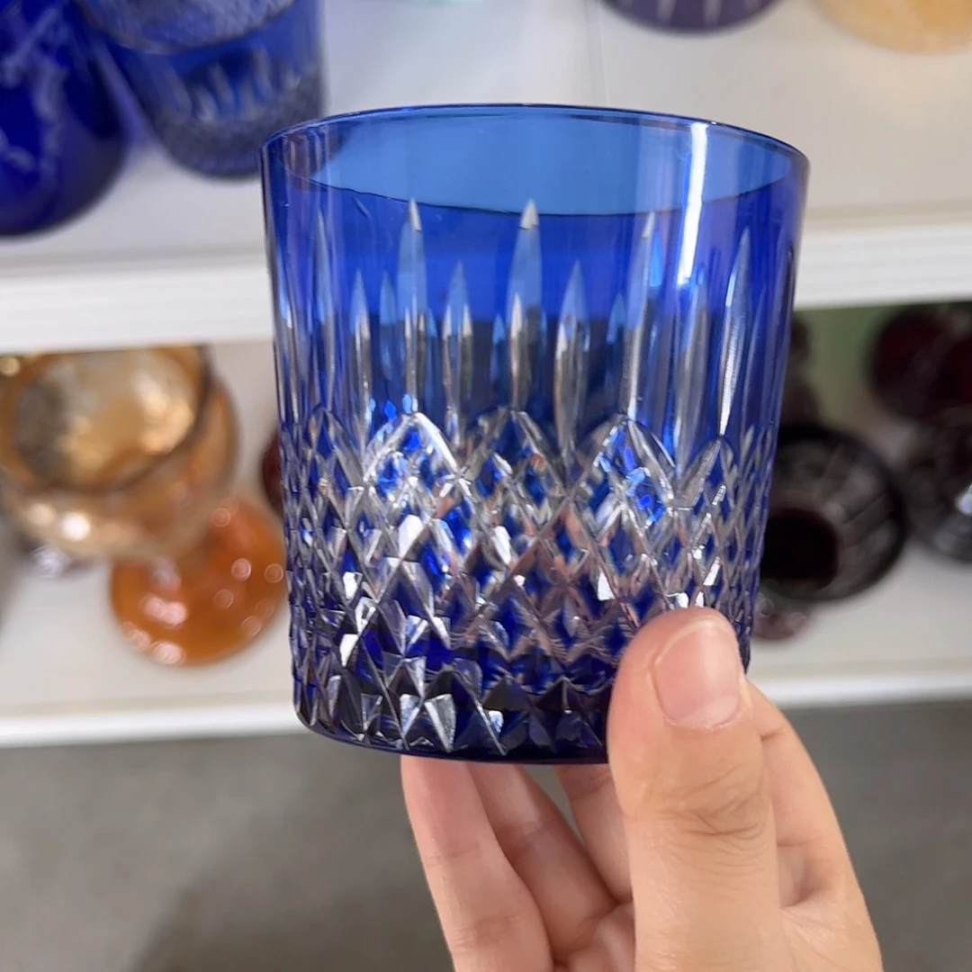 水晶玻璃高脚款微瑕一个
