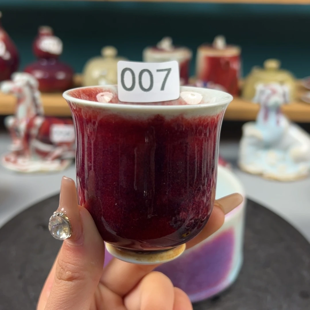 瓷片微瑕主人杯纯手工