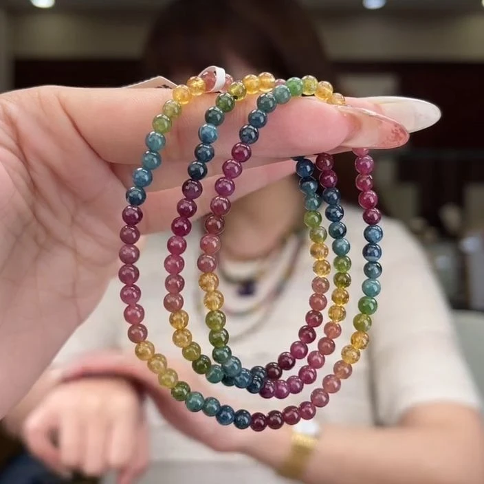 05511723/未镶嵌碧玺4mm+碧玺多圈多样性发货