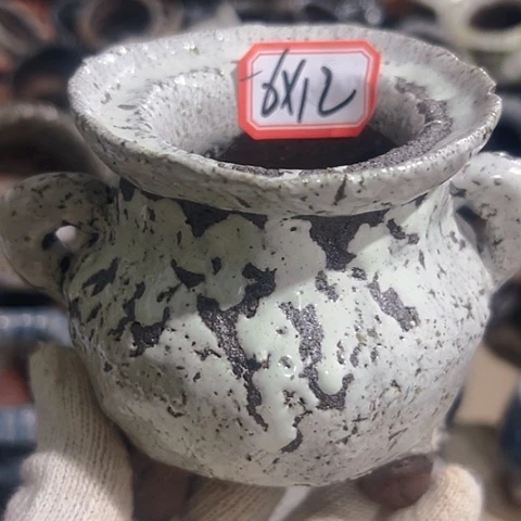 粗陶花盆手工花盆制作