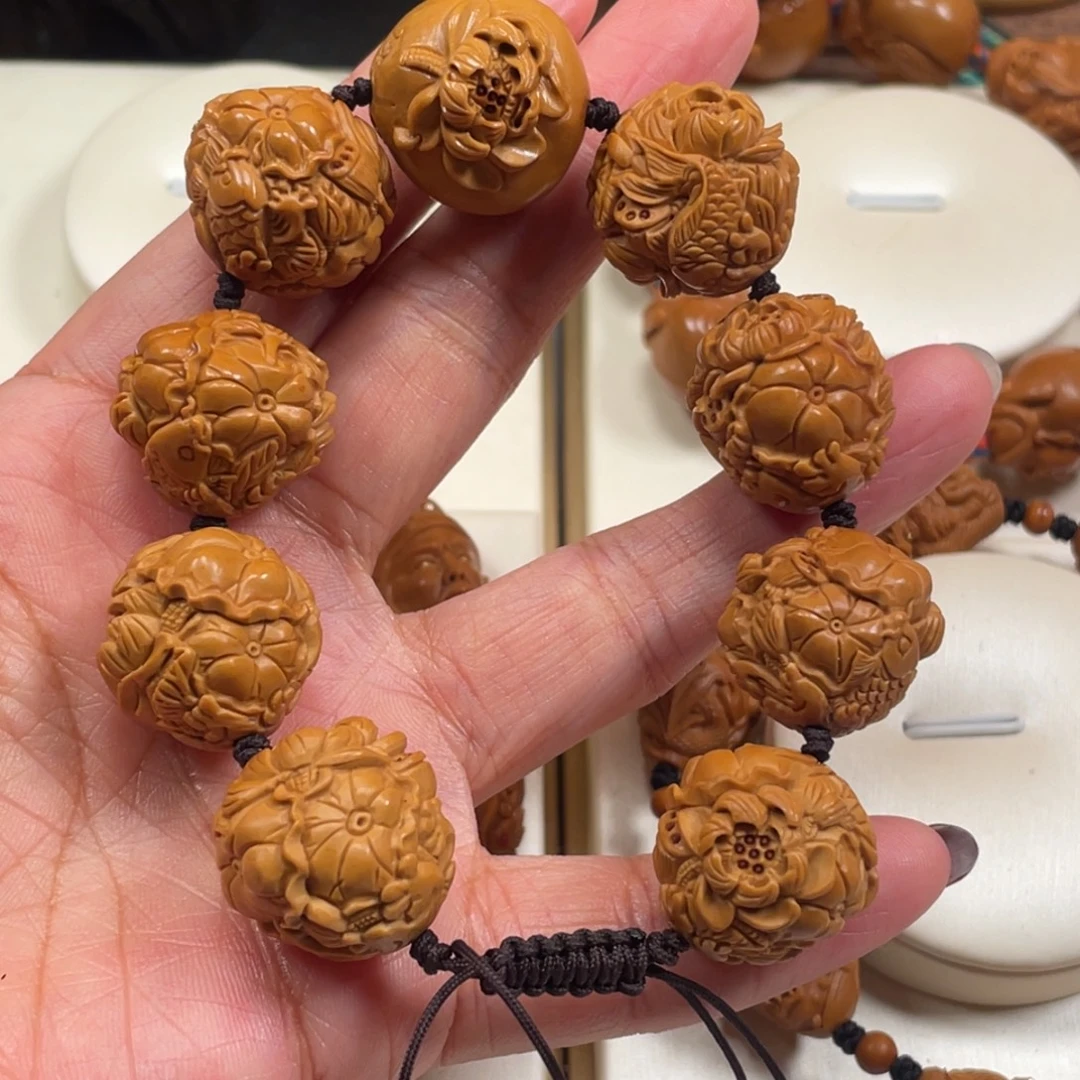 萨****橄榄核手串/手链金玉满堂橄榄核手串