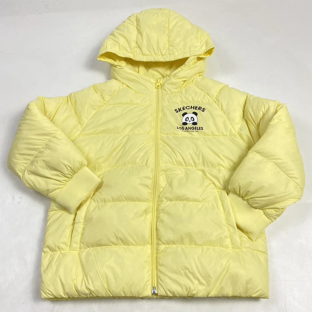 Skechers/斯凯奇女童经典休闲系列时尚保暖短款羽绒服L321K158-