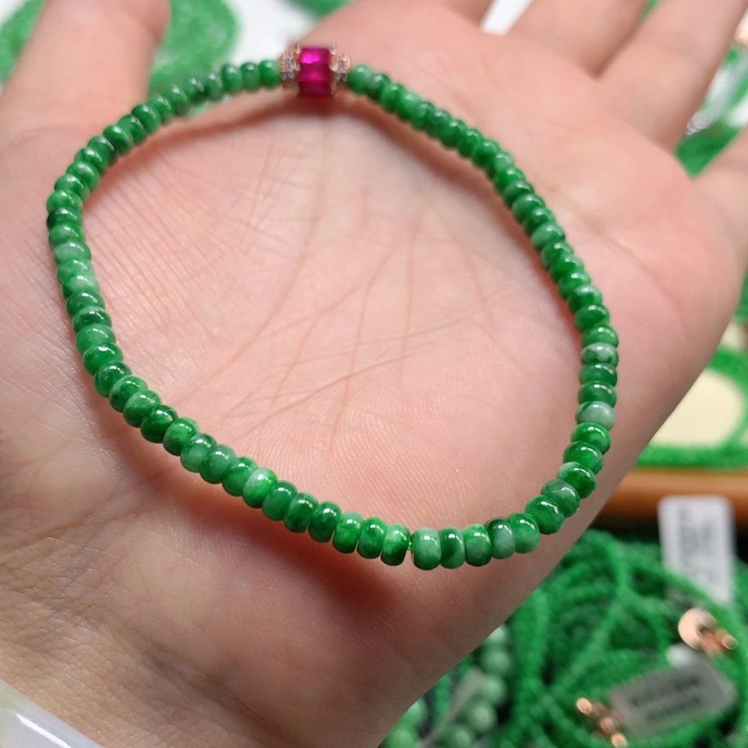 翡翠未镶嵌手链翡翠