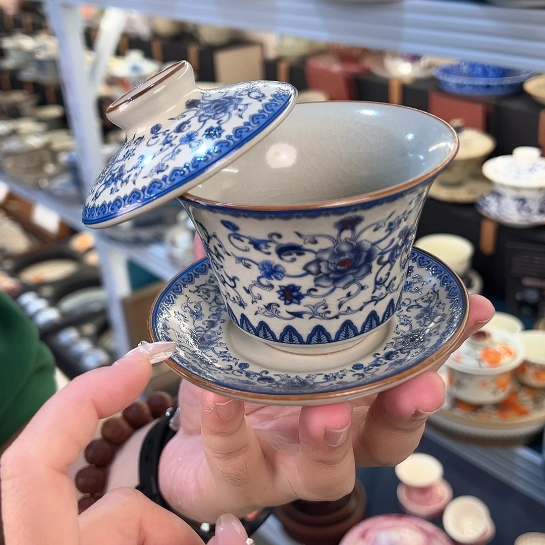 盖碗很漂亮我很喜欢