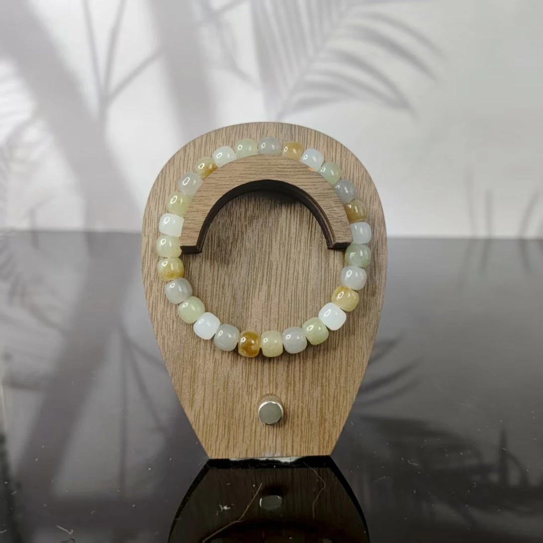 J和田玉多宝桶珠手串（卡8）3249