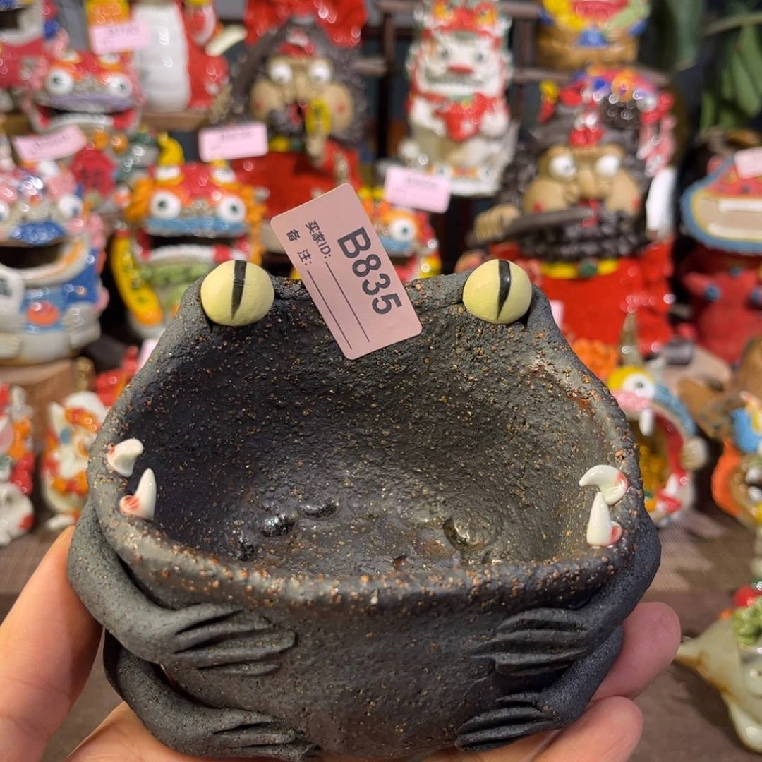 泥塑纯手工茶宠摆件