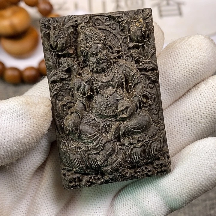 檀香木手串/手链老山檀香阴沉黄财吊坠