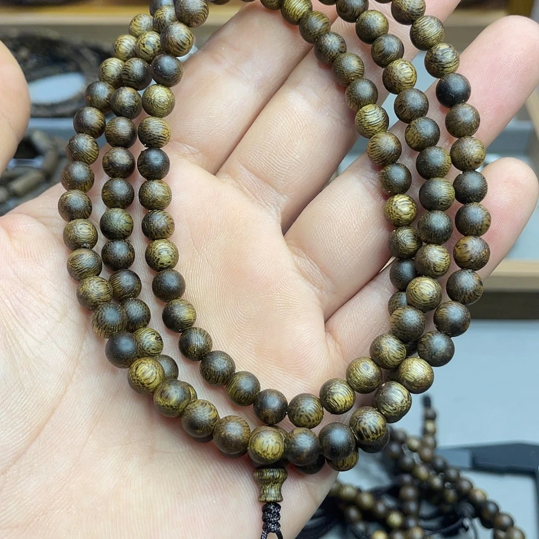 沉香碎屑沉香奇楠沉香多圈6毫米花香韵