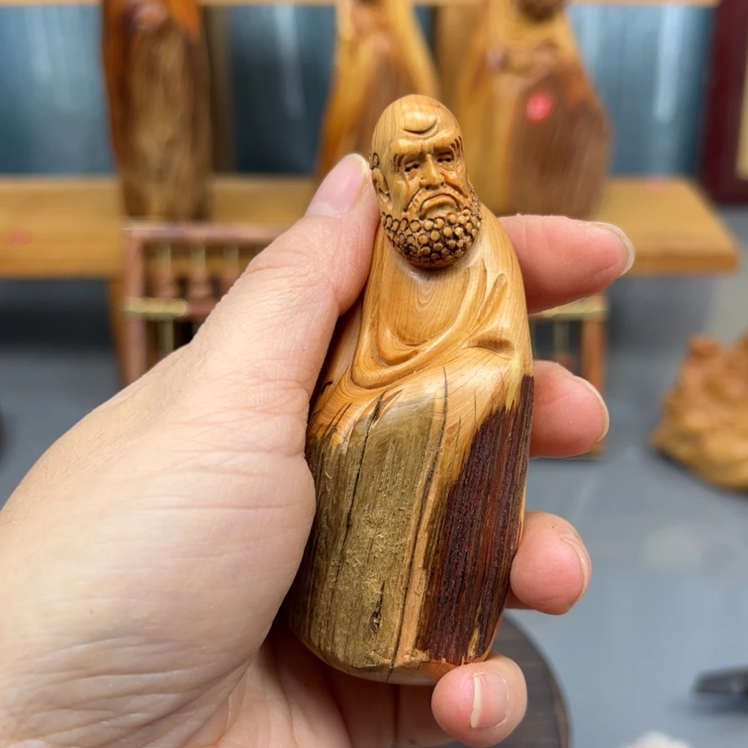 柏木崖柏木摆件手把件，21