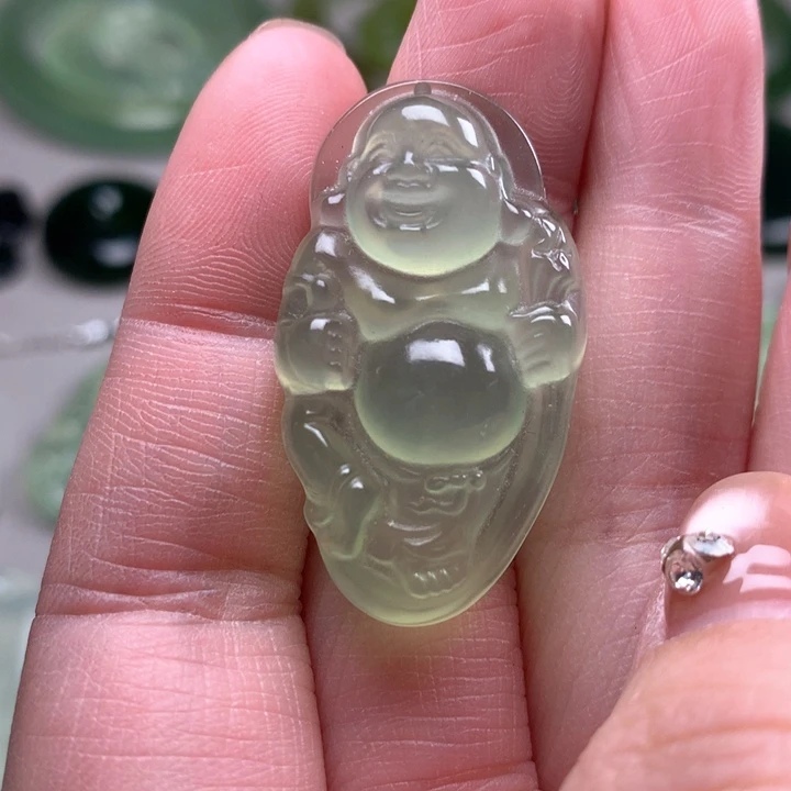 蛇纹石玉未镶嵌颈饰岫玉