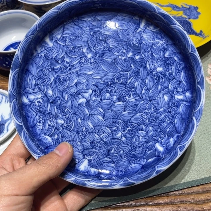 景德镇陶瓷青花壶承