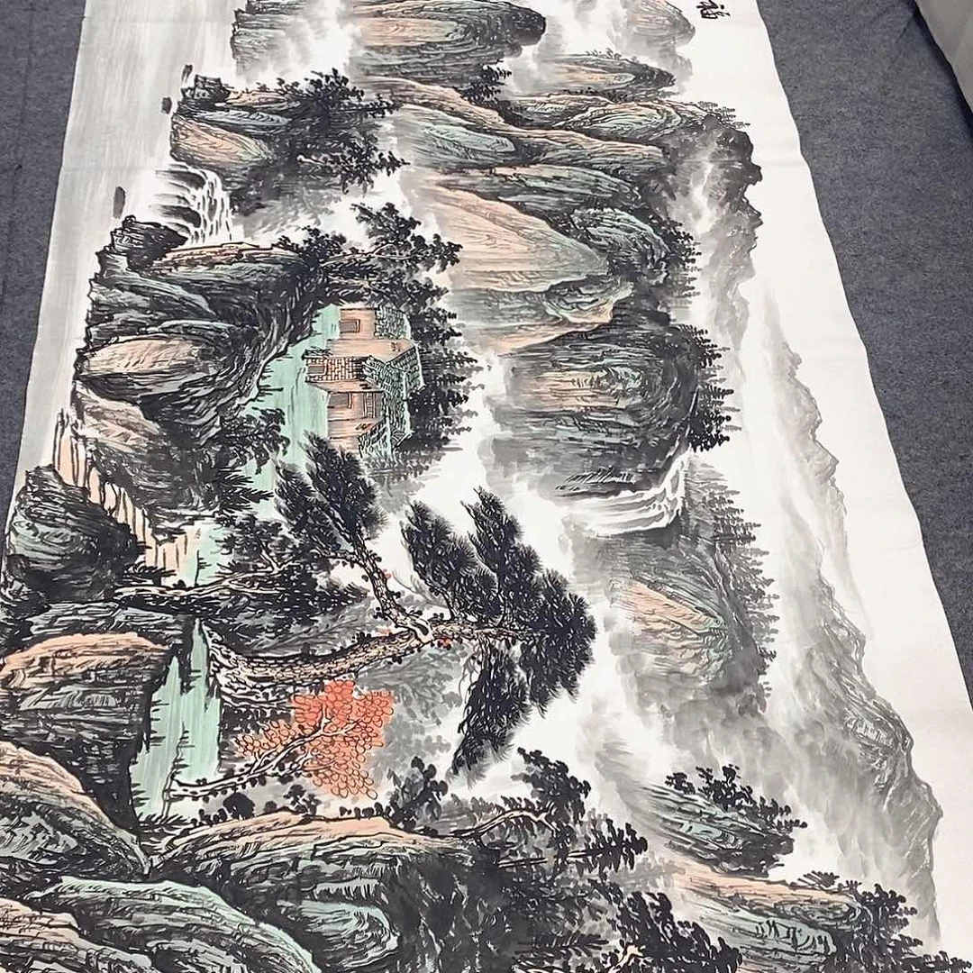 国画国画手绘作品