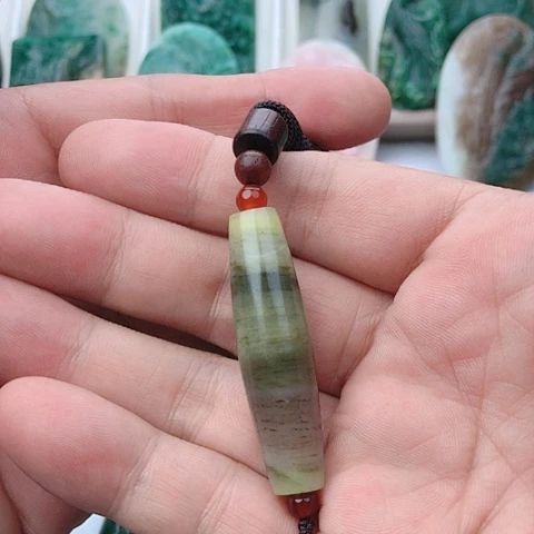 独山玉未镶嵌吊坠(不含链)海*