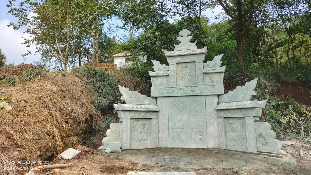 天然石材石牌坊支持尺寸定做（定金）