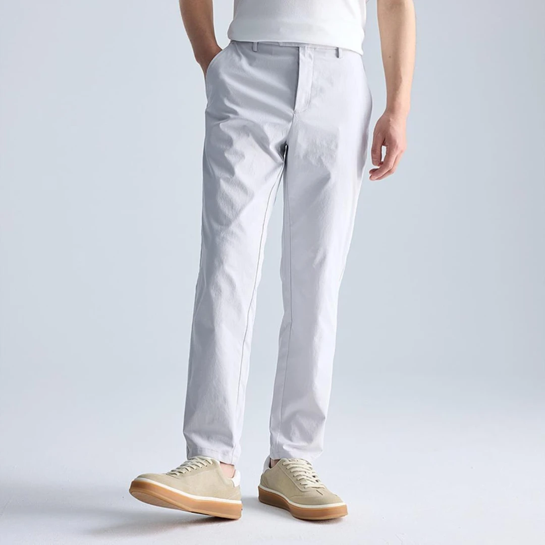 【25年夏季新款】利郎薄款中腰百搭舒适窄脚常规休闲九分裤