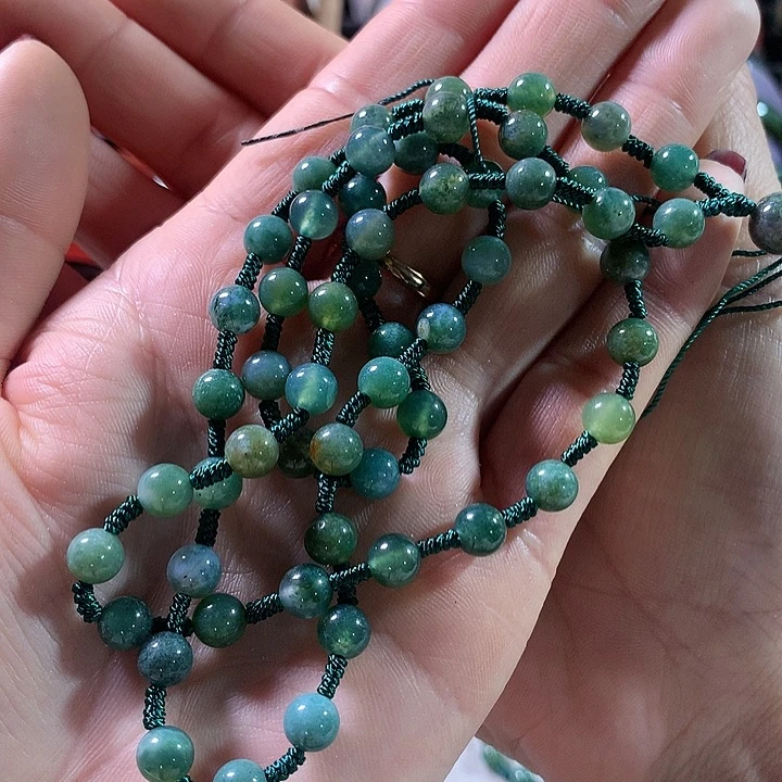 玛瑙/玉髓颈饰未镶嵌水草玛瑙