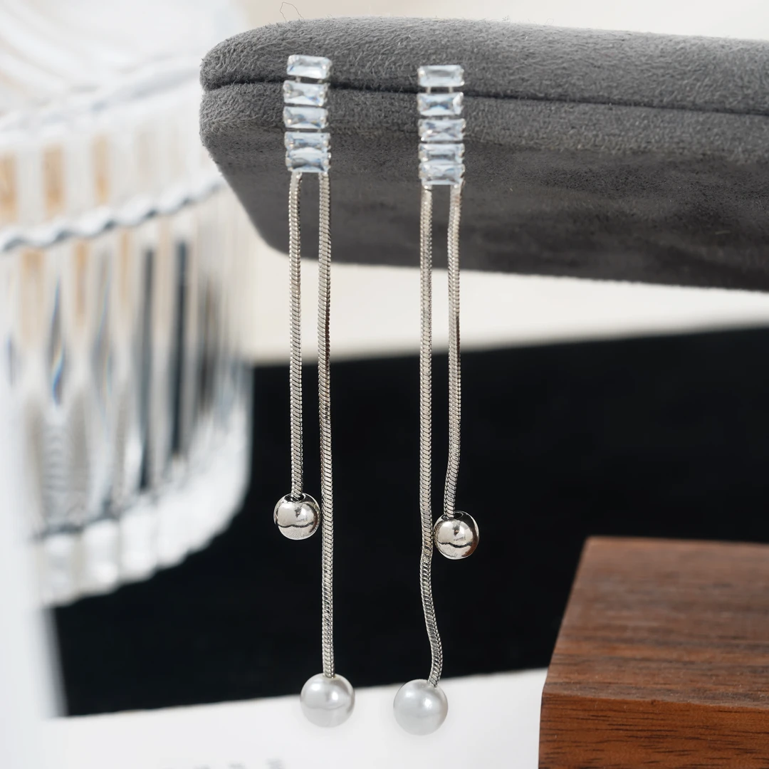 铜合金耳饰 小众气质民族风流苏款耳钉耳环精致耳饰女N3207