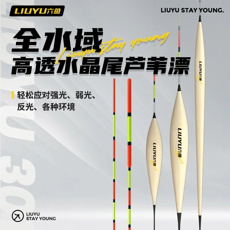 六鱼芦苇浮漂漂醒目鱼漂高灵敏特大加粗大物鲢鳙草翘鲫鱼芦苇浮漂