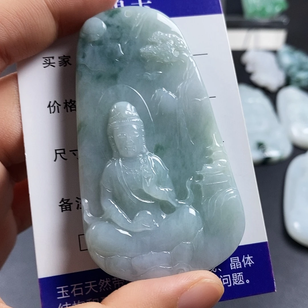 翡翠未镶嵌颈饰翡翠