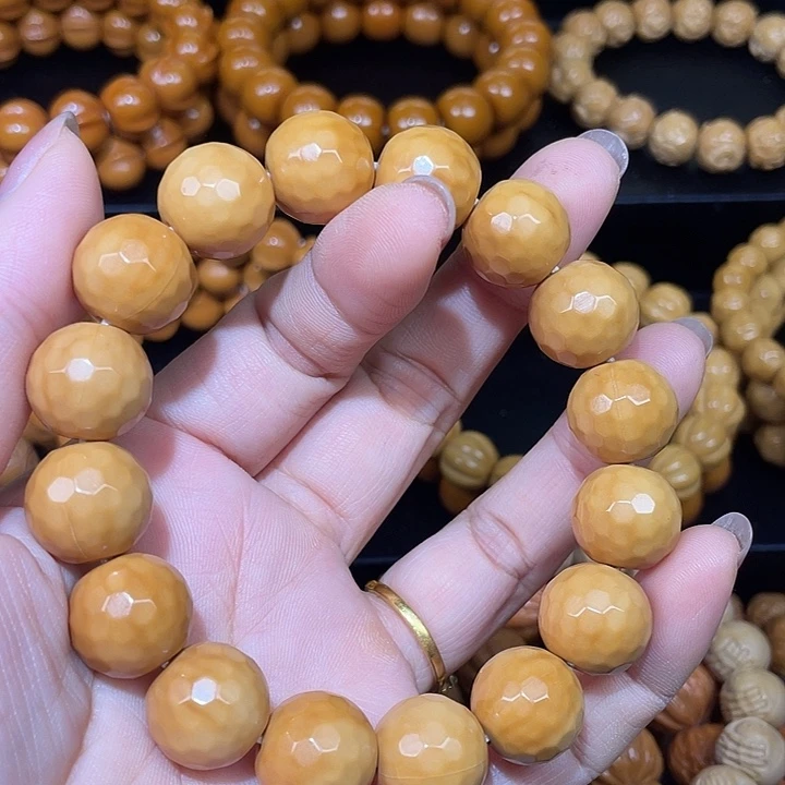 齿***痕猴头核桃手串猴头