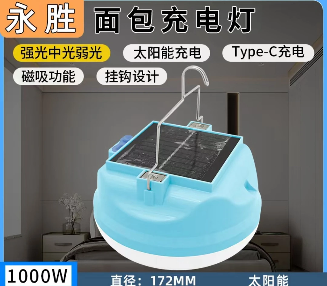 太阳能充电/家用220v充电 充电太阳能灯