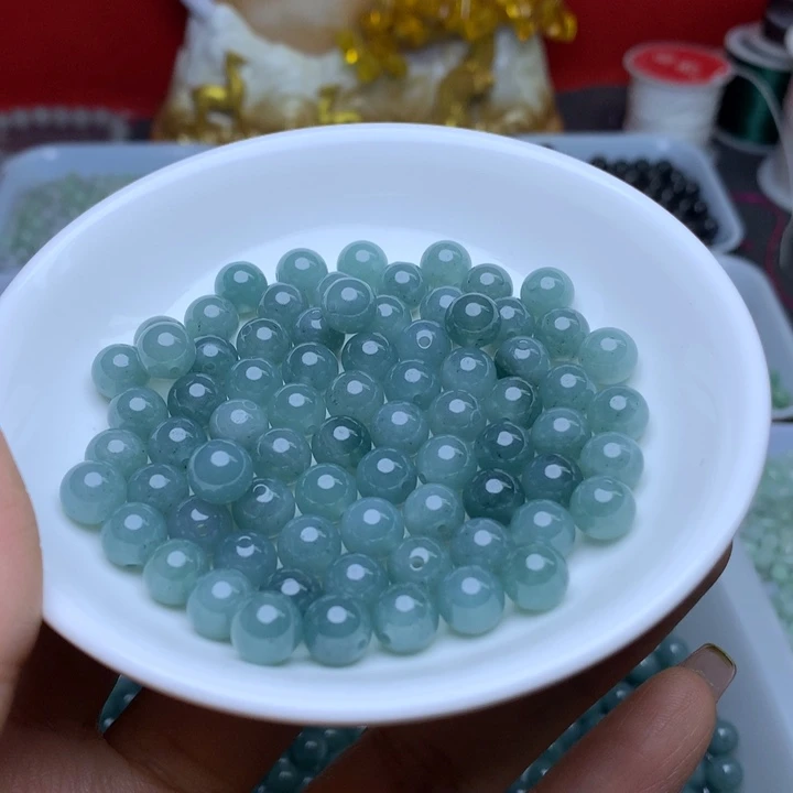 【闪购商品】未镶嵌手链翡翠卡8冰蓝水10个