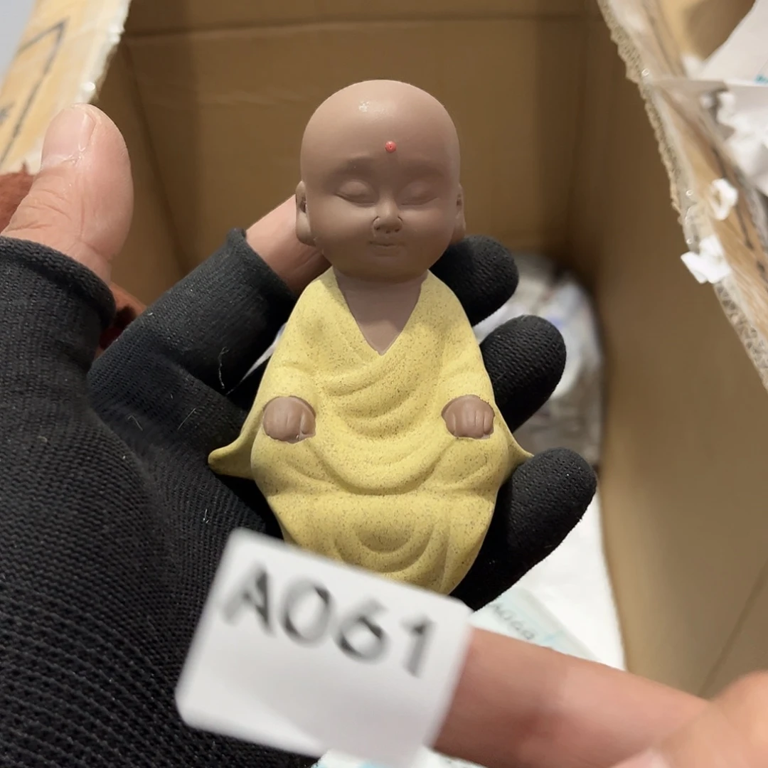 瓷片茶摆件工艺品摆件666