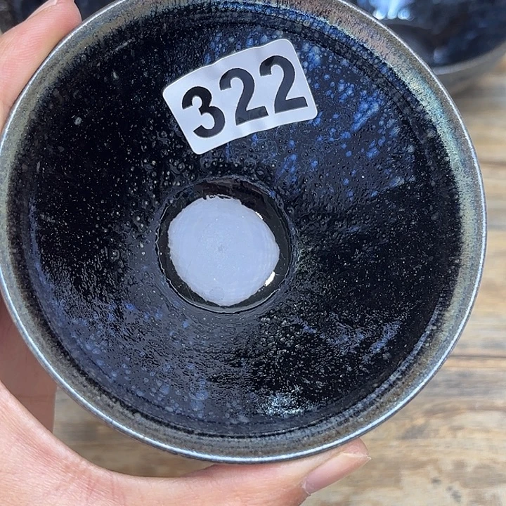 茶盏沐雨茶器柴烧主人杯