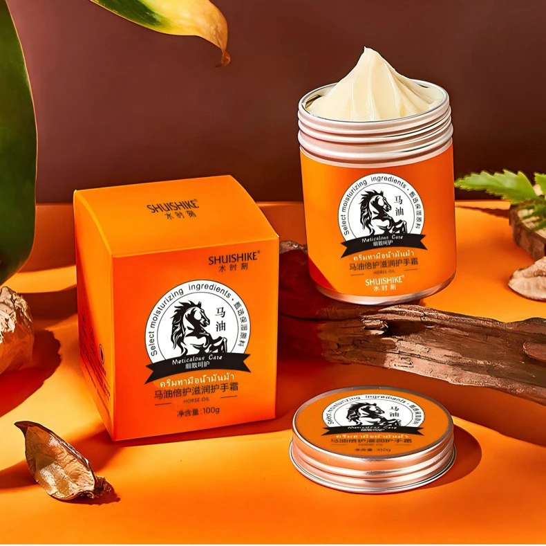 马油秋冬滋润护手霜改善干燥嫩肤补水粗糙干裂保湿不油腻
