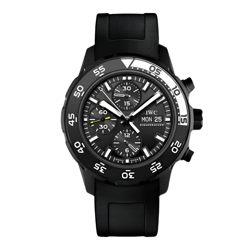 99新 IWC/万国 海洋计时/44mm/IW376705四分之一白橡胶运动潜水表