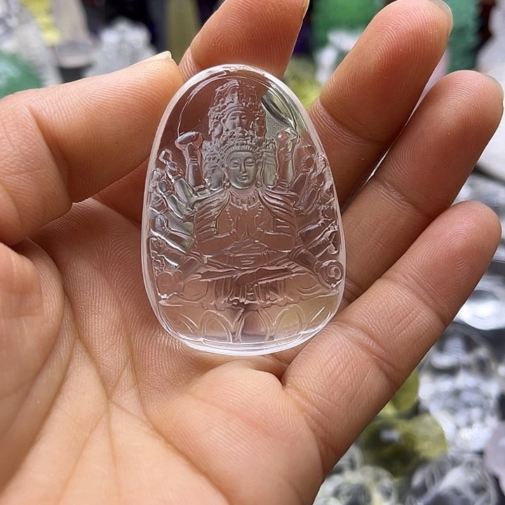 水晶摆件未镶嵌珊*吊坠