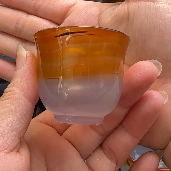 一***缘玛瑙/玉髓未镶嵌茶杯