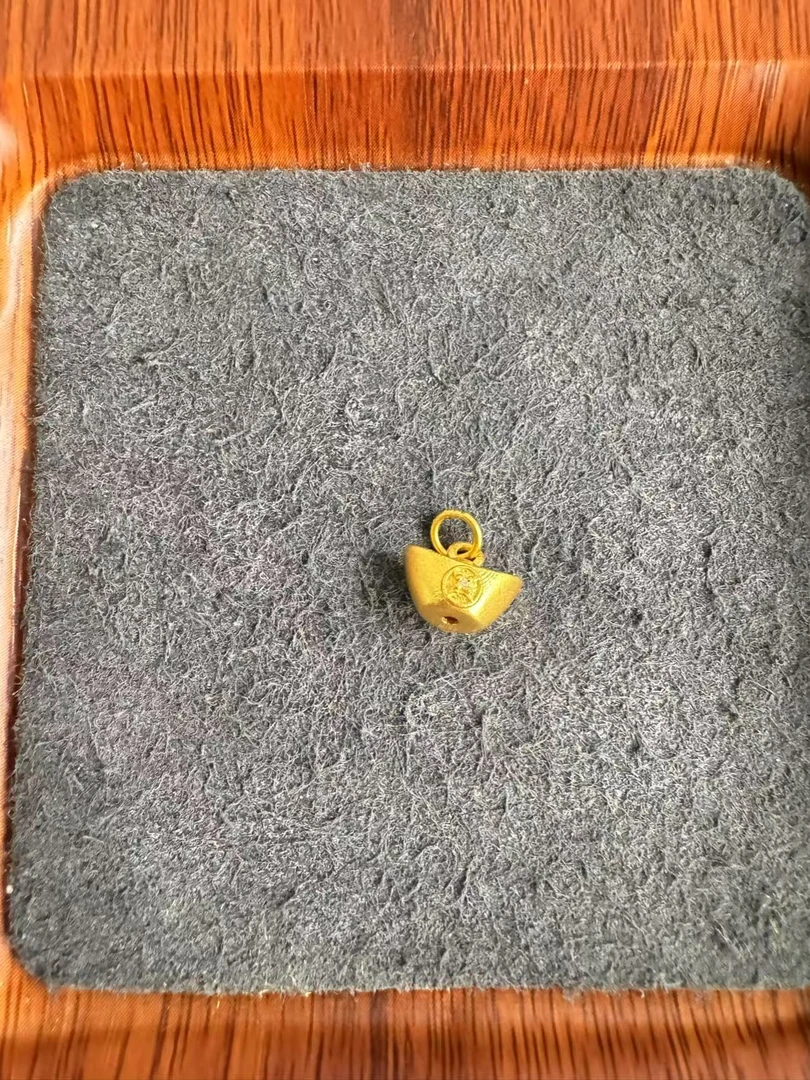 足金999 古法工艺元宝提溜