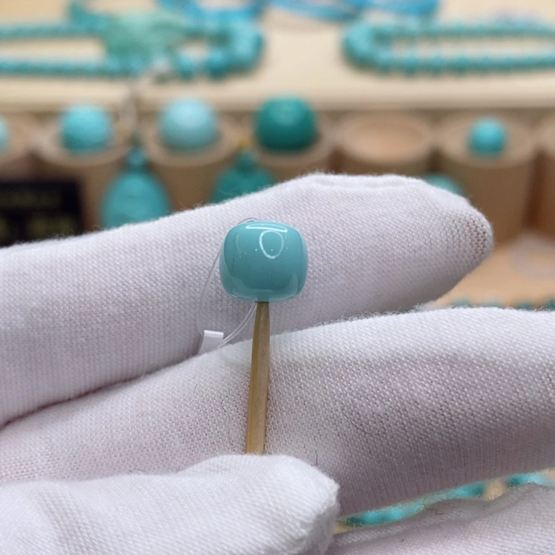 绿松石未镶嵌珠宝奇石8.6mm