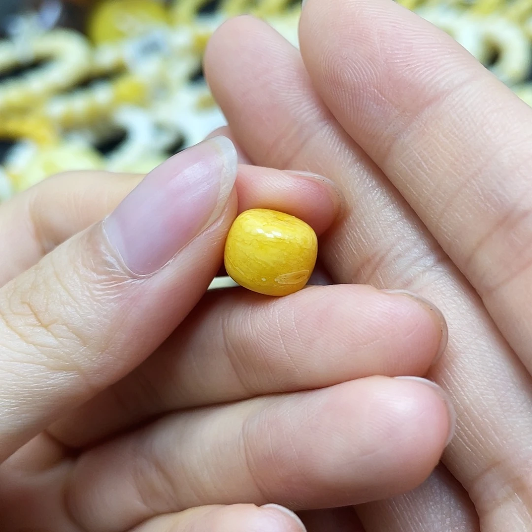 未镶嵌蜜蜡裸石墩子10✖️8mm瑕