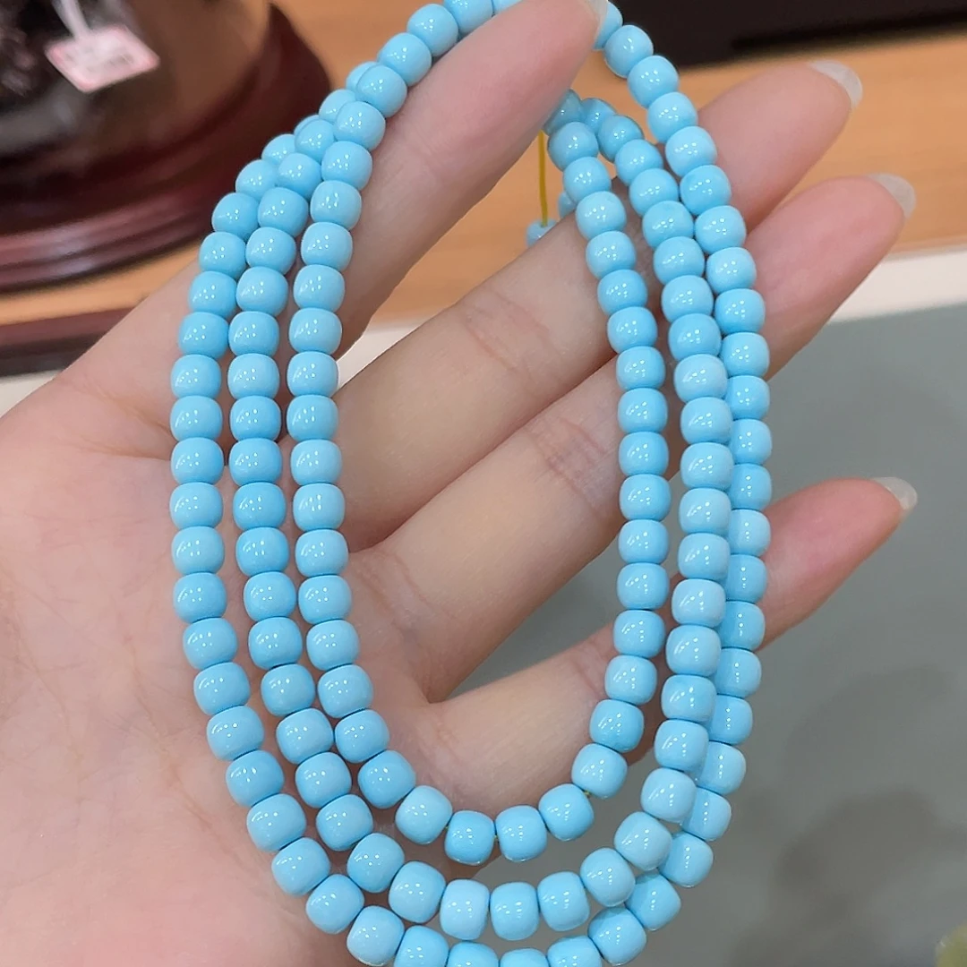 绿松石未镶嵌项链